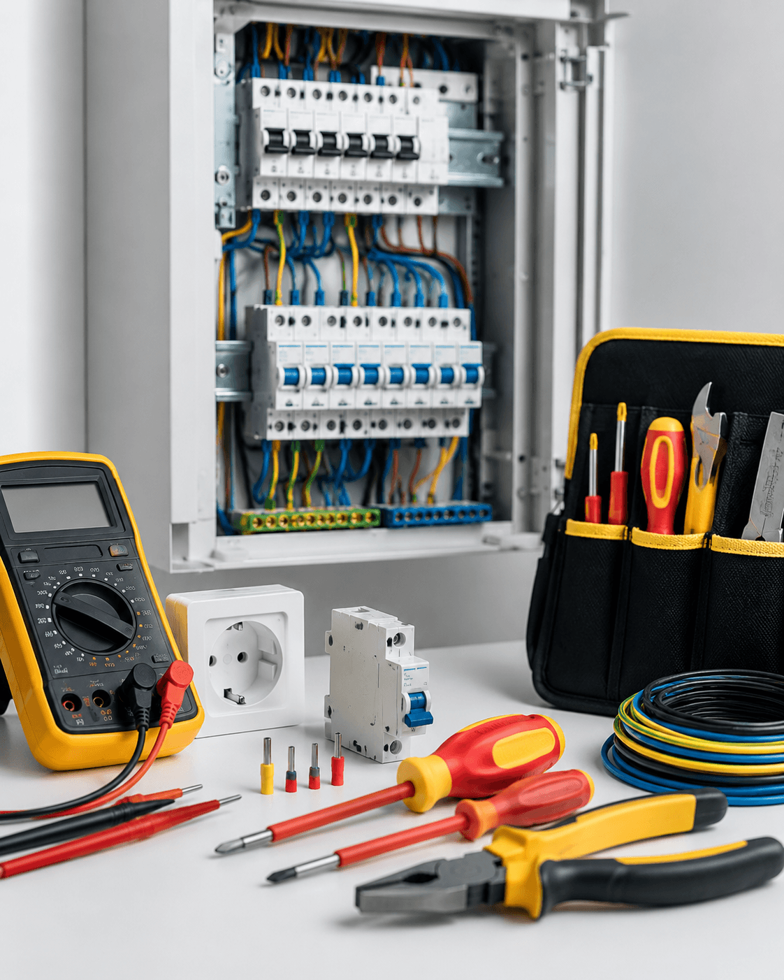 Ergene Elektrik ekibi çalışıyor